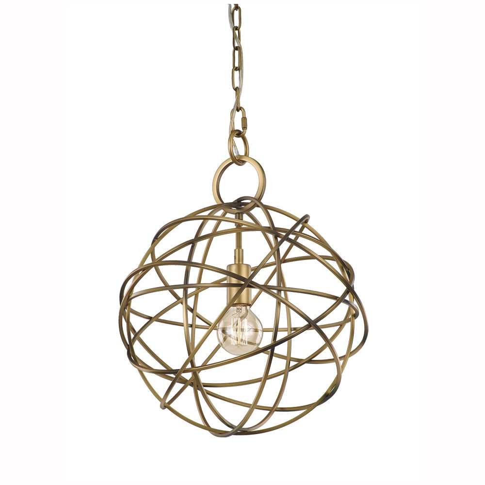 Franco Sfera Matt Gold Small Pendant