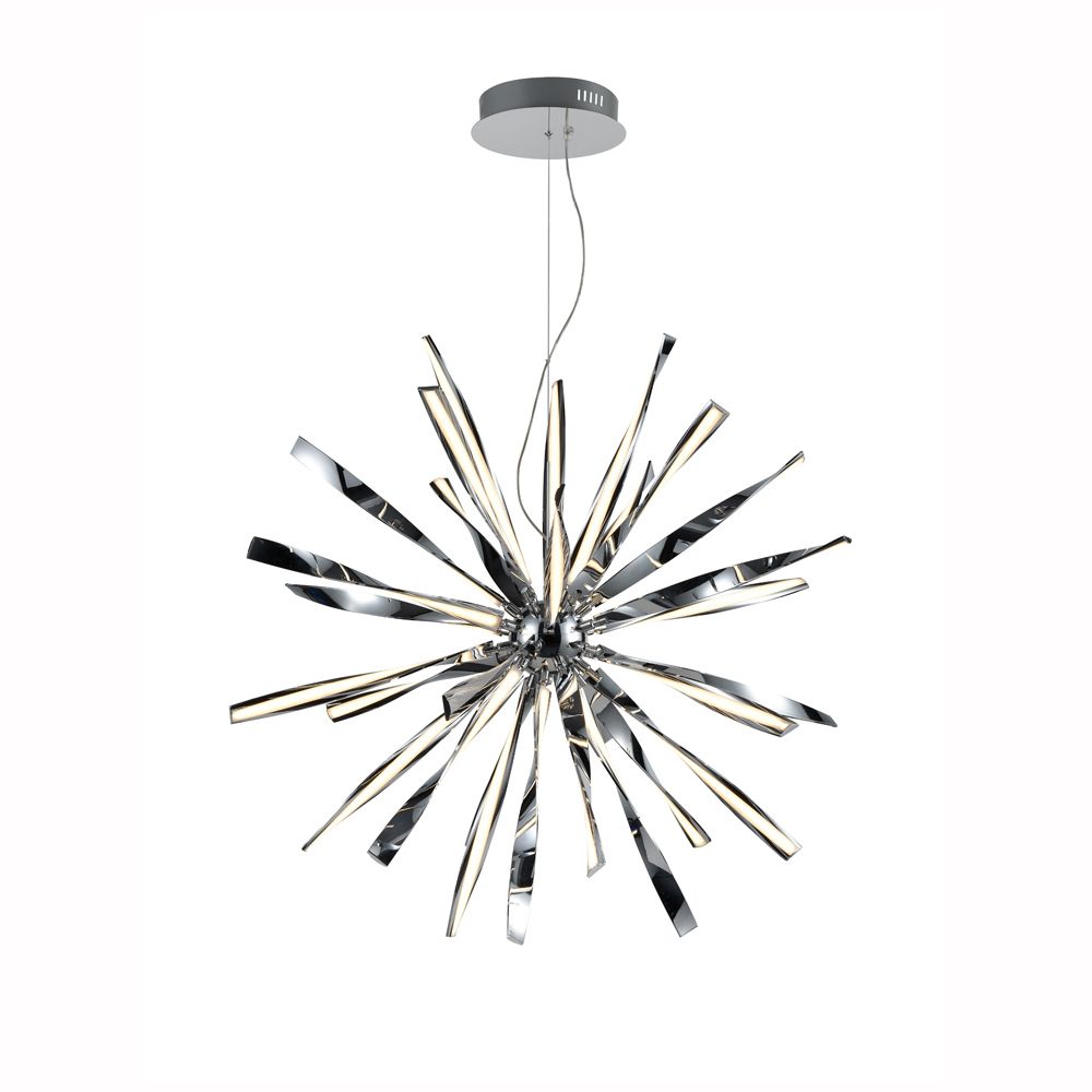 Franco Stella Chrome Large LED Pendant