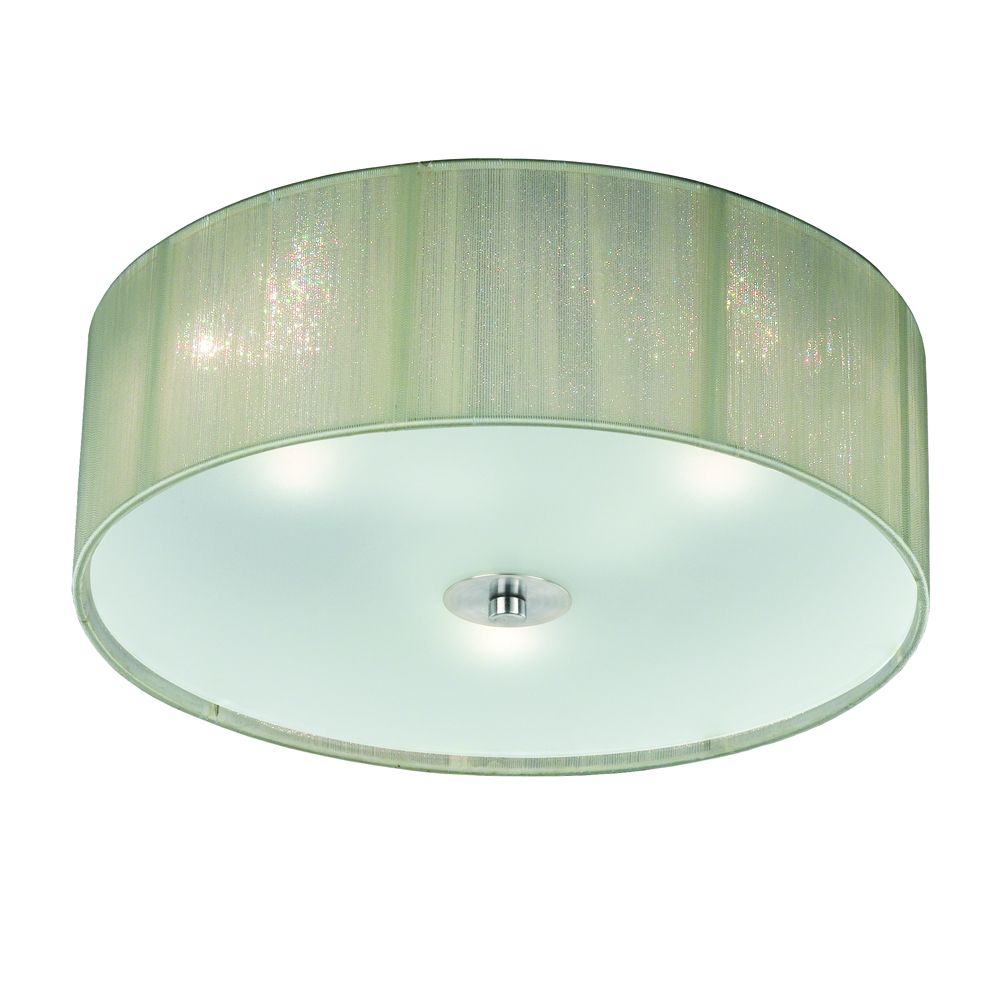 Franco Brillante Crema 3lt Flush Ceiling Light