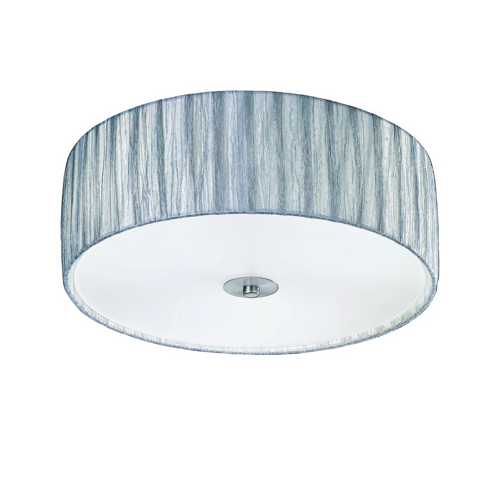 Franco Brillante D'Argento 3lt Flush Ceiling Light