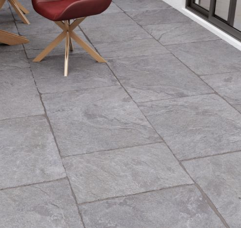 Dust Grey Tumbled Limestone