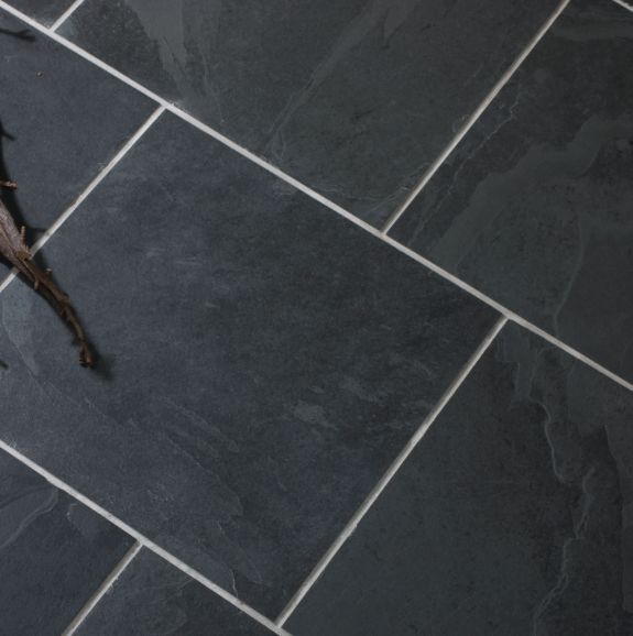 Brazilian Black Riven Slate