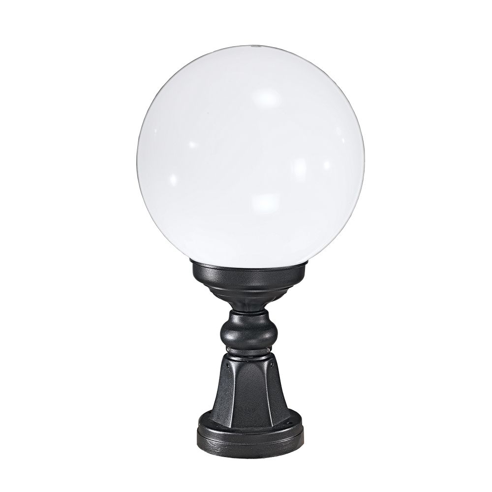 Franco Globo Opale Exterior Pedestal Light