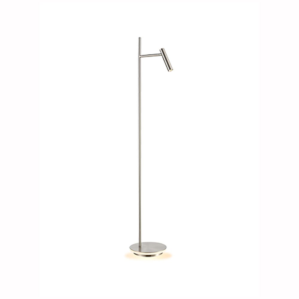 Franco Elegante Satin Nickel LED Floor Lamp