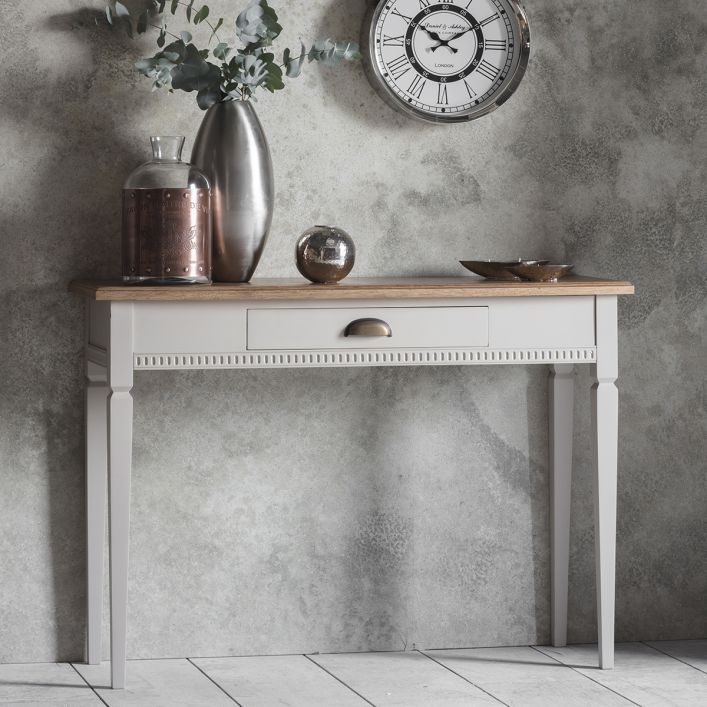 Ronte 1 Drawer Taupe Console Table