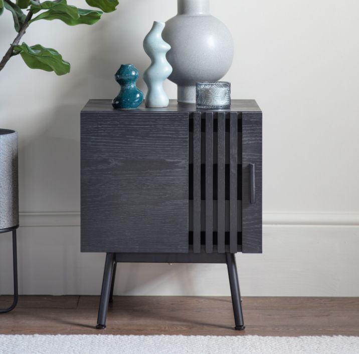 Charcoal Side Table