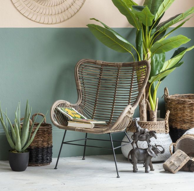 Kendall Rattan Lounger