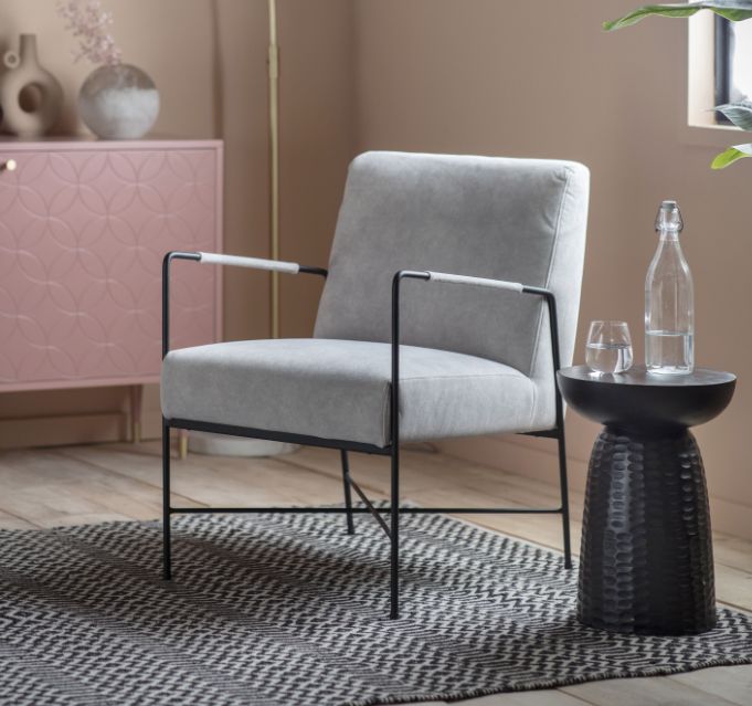Charlton Grey Armchair