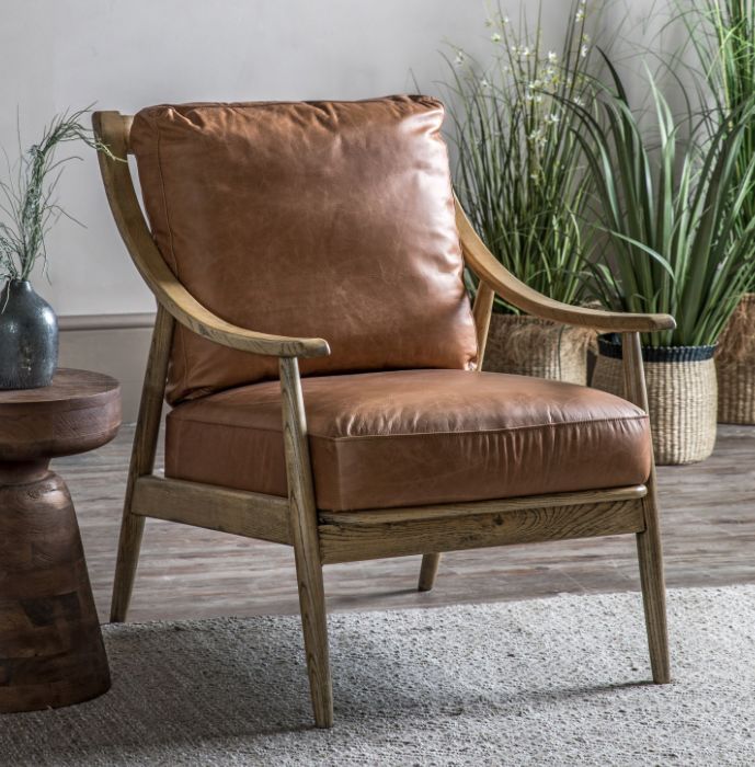 Vintage Tan Armchair