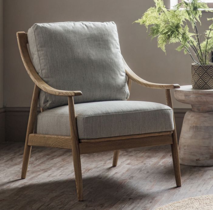 Vintage Natural Armchair