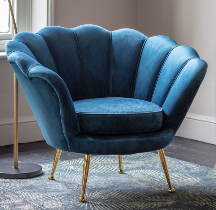 Rivalli Ink Blue Armchair