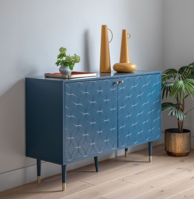 Art Deco Blue Cabinet