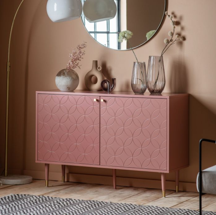 Art Deco Pink Cabinet