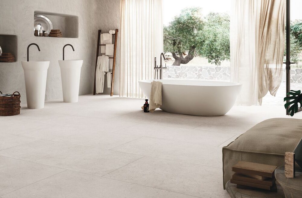 La Forma Mist Concrete Effect Tile