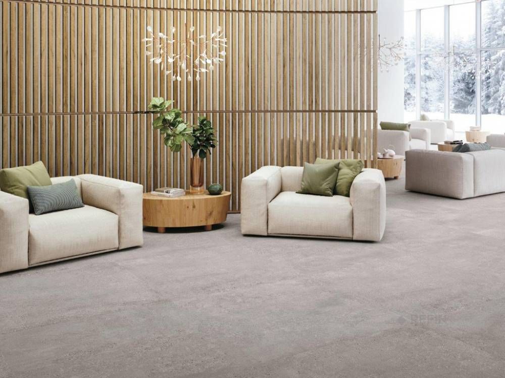 La Forma Nickel Concrete Effect Tile