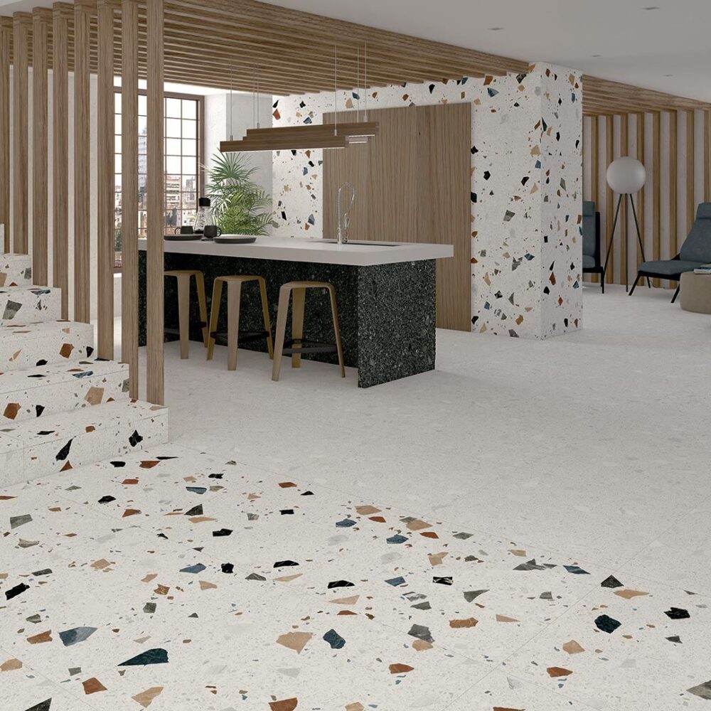 Cosmo Comet Blanco Wall and Floor Tile
