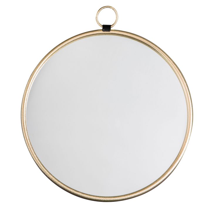 Porthole Gold Large Mirror