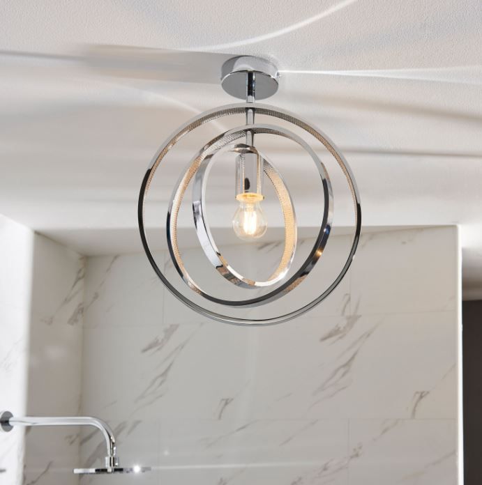 Marila Small Bathroom Flush Ceiling Light