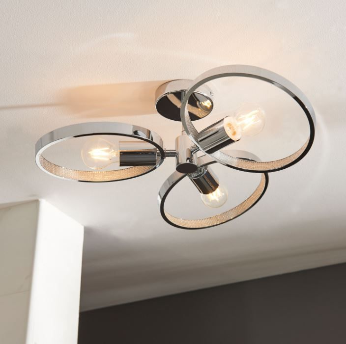 Marila Large Bathroom Flush Ceiling Light