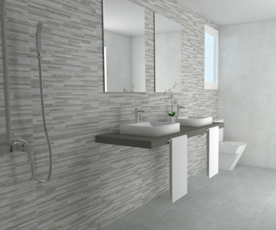 Gard Treves Grafito ceramic wall tile for bathroom walls