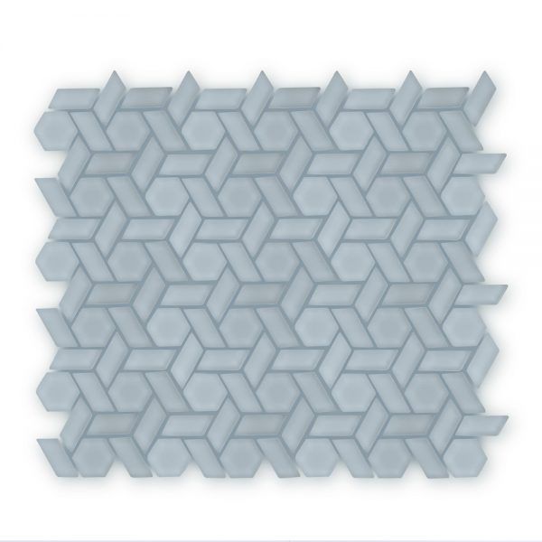 Auroras Woven - Grey Mosaic Tile sold per m2