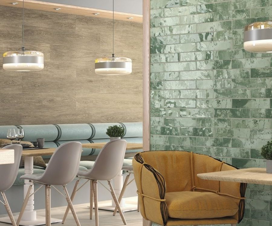 Savannah Brick Green Wall Tile