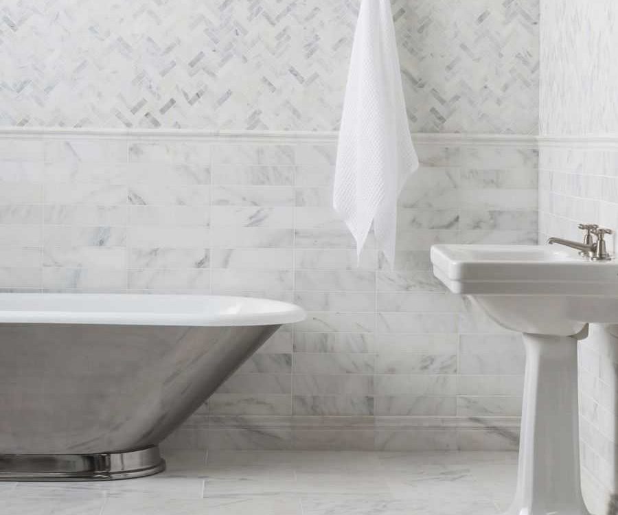 Hampton White Marble Marble Tile