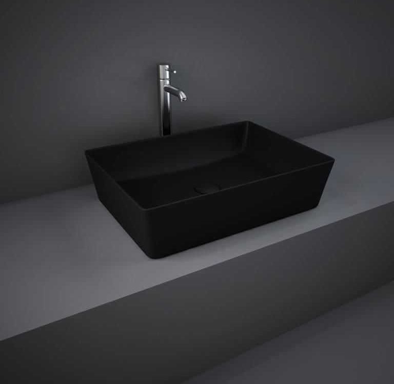 LA FAB FEELING MATT BLACK WB SLIM - RECTANGULAR