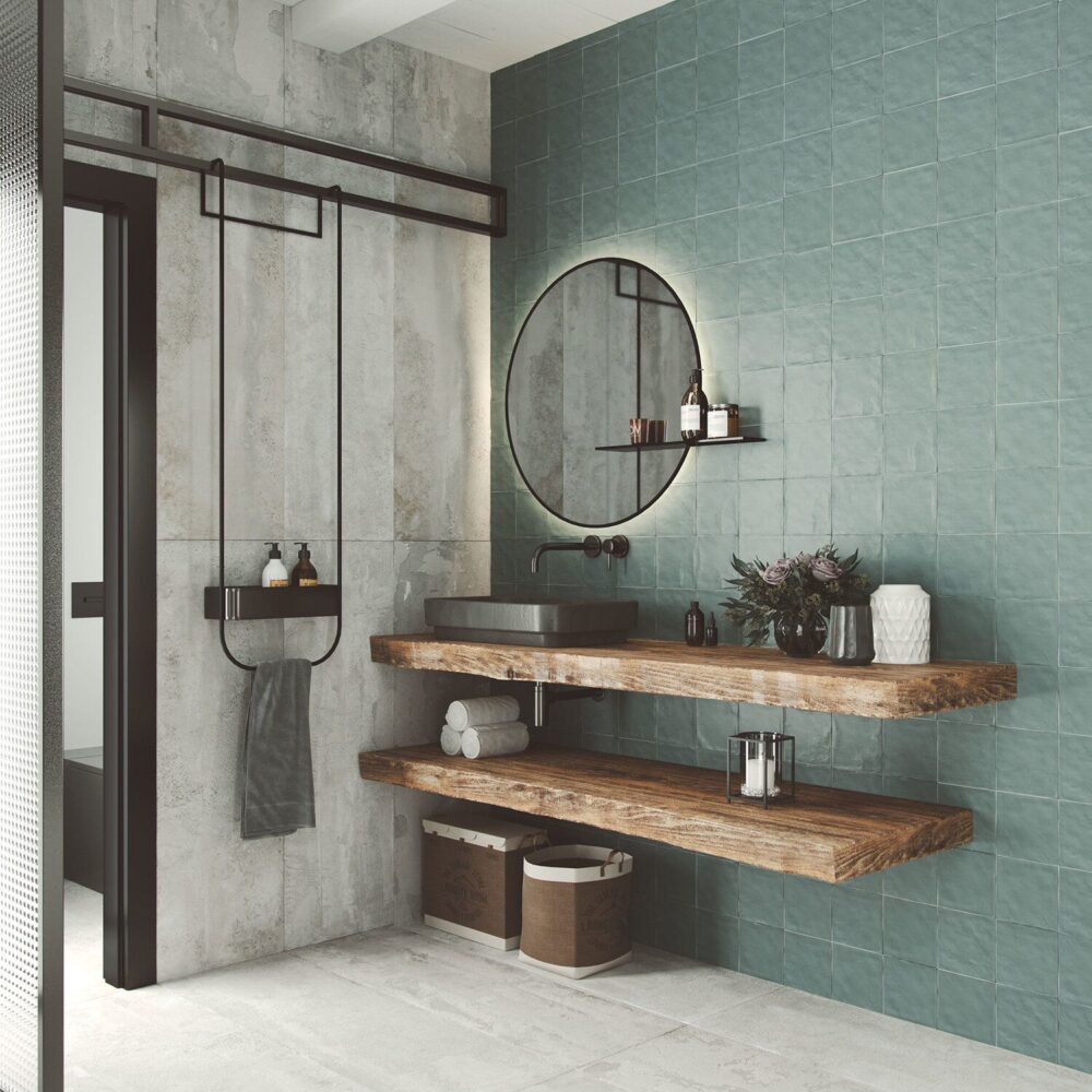 Glaze Aqua Sea Tile