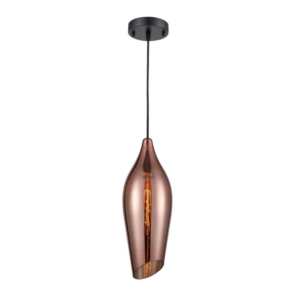 Franco Tulipano Small Copper Glass Pendant