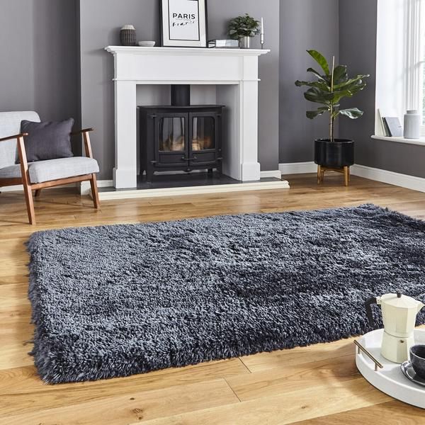 Polaro Charcoal Super Soft and Luxurious Rug