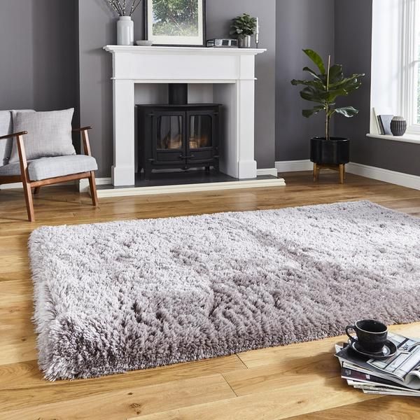 Polaro Light Grey Super Soft and Luxurious Rug
