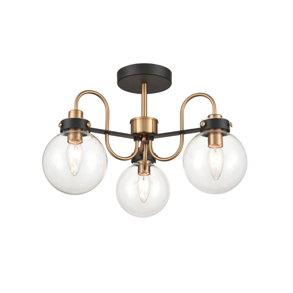 Franco Bolla 3lt Flush Ceiling Light