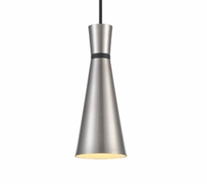 Franco Metallo 100 Satin Nickel Pendant Light