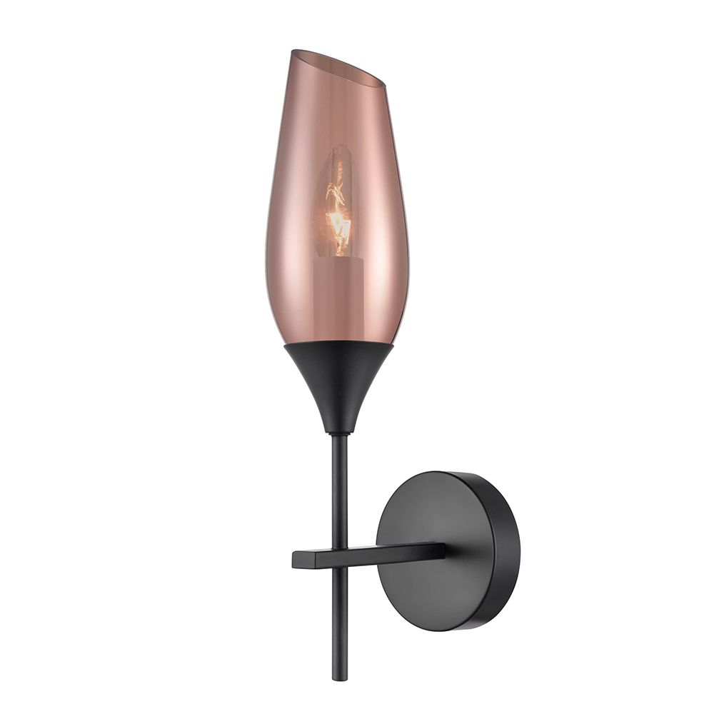 Franco Tulipano Copper Glass Wall Light