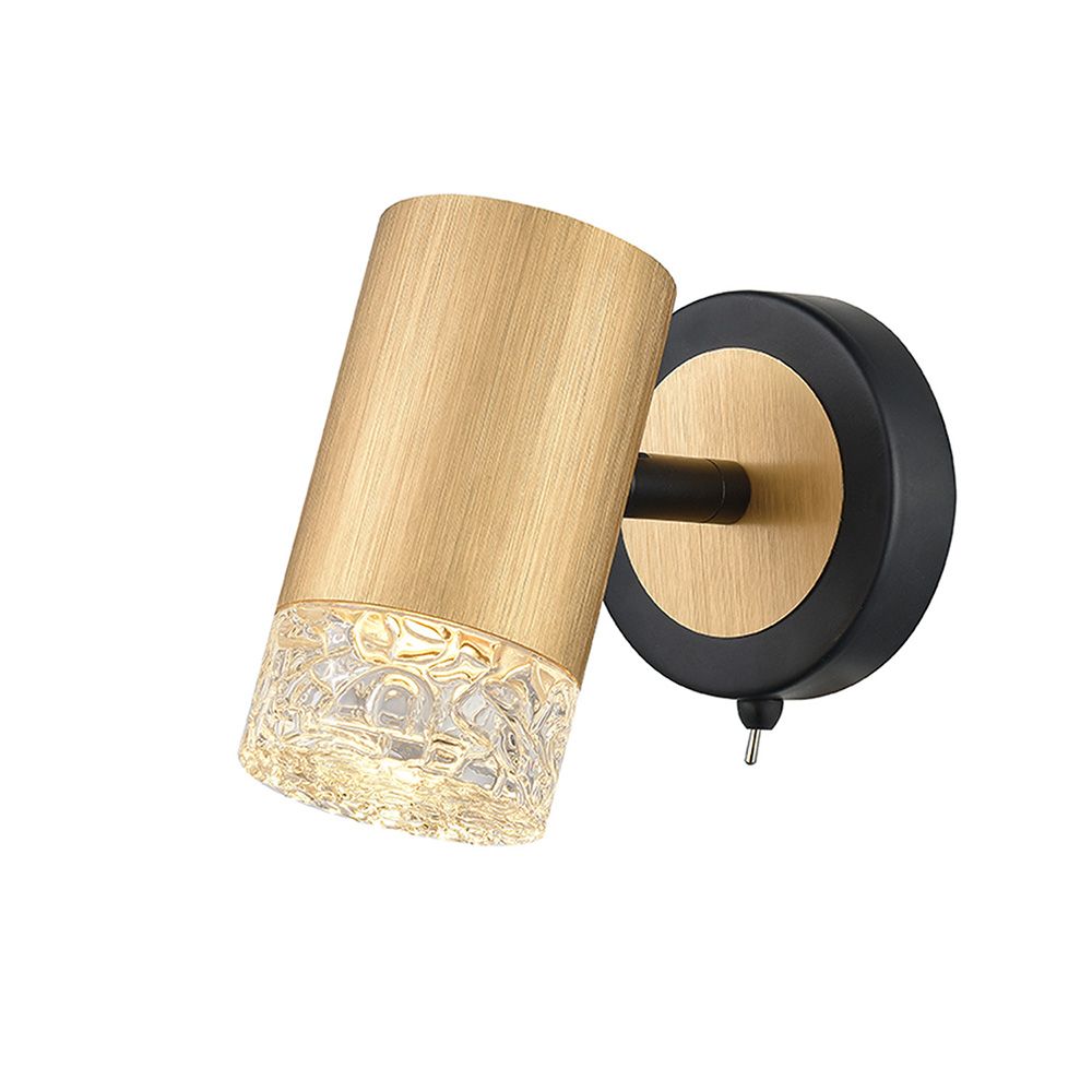 Franco Candela Satin Brass Wall Light