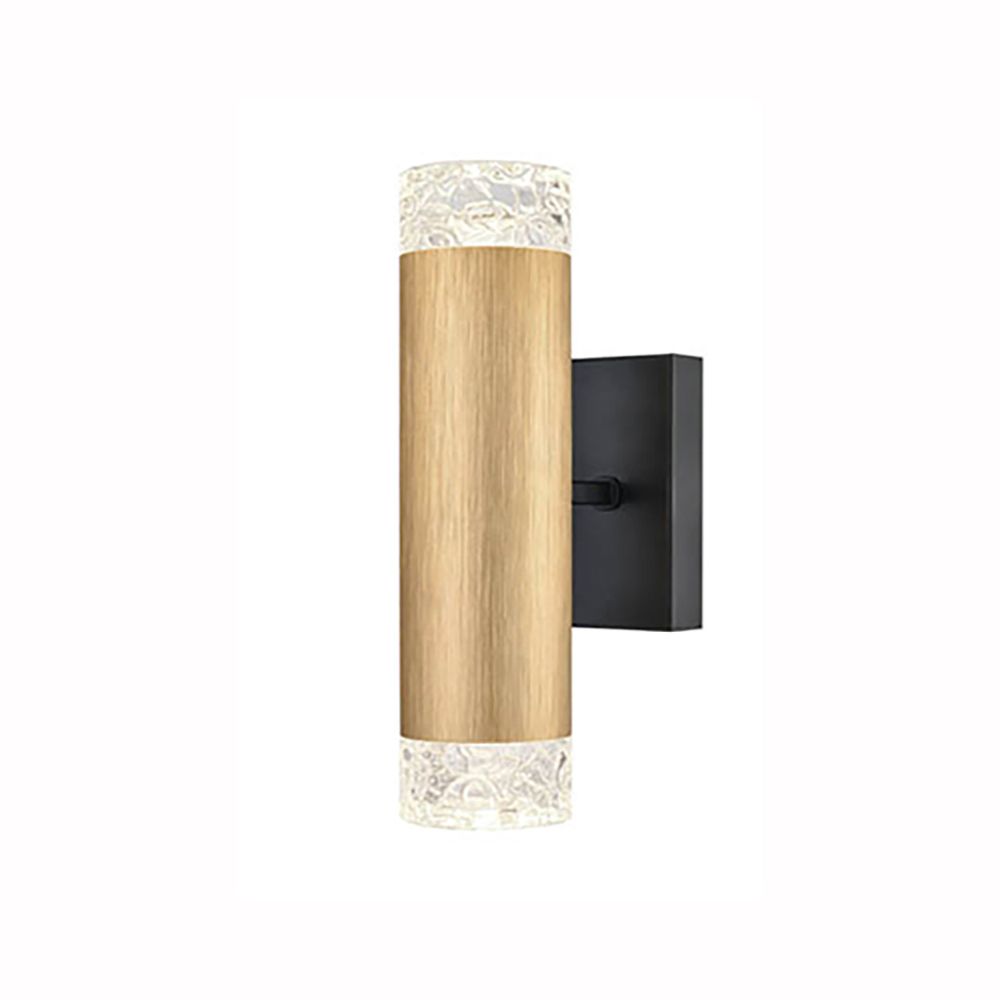 Franco Candela Satin Brass Double Wall Light