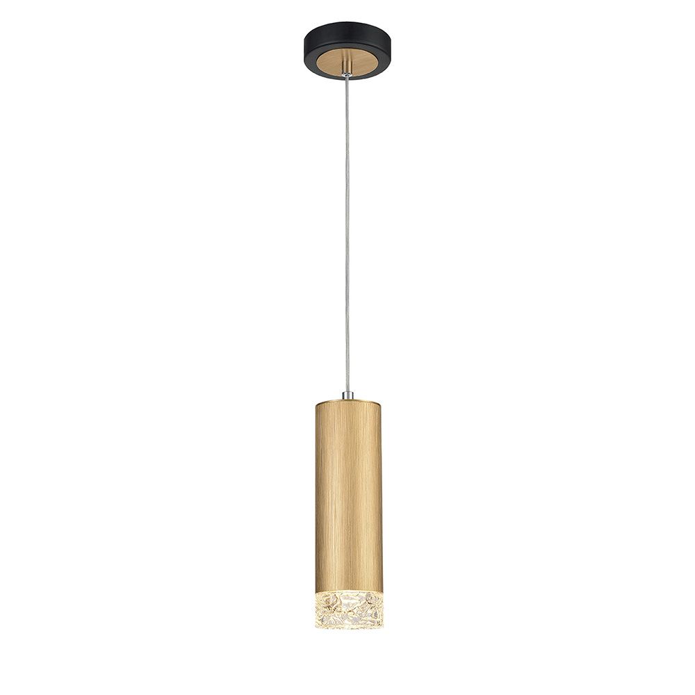 Franco Candela Satin Brass Pendant Light