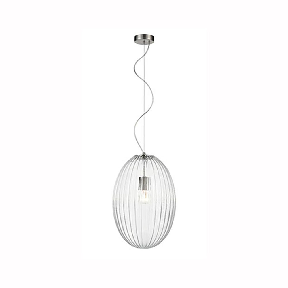 Franco Mandorla Large Clear Glass Pendant