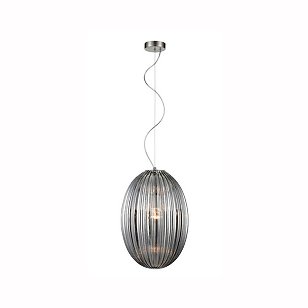 Franco Mandorla Large Smoked Glass Pendant