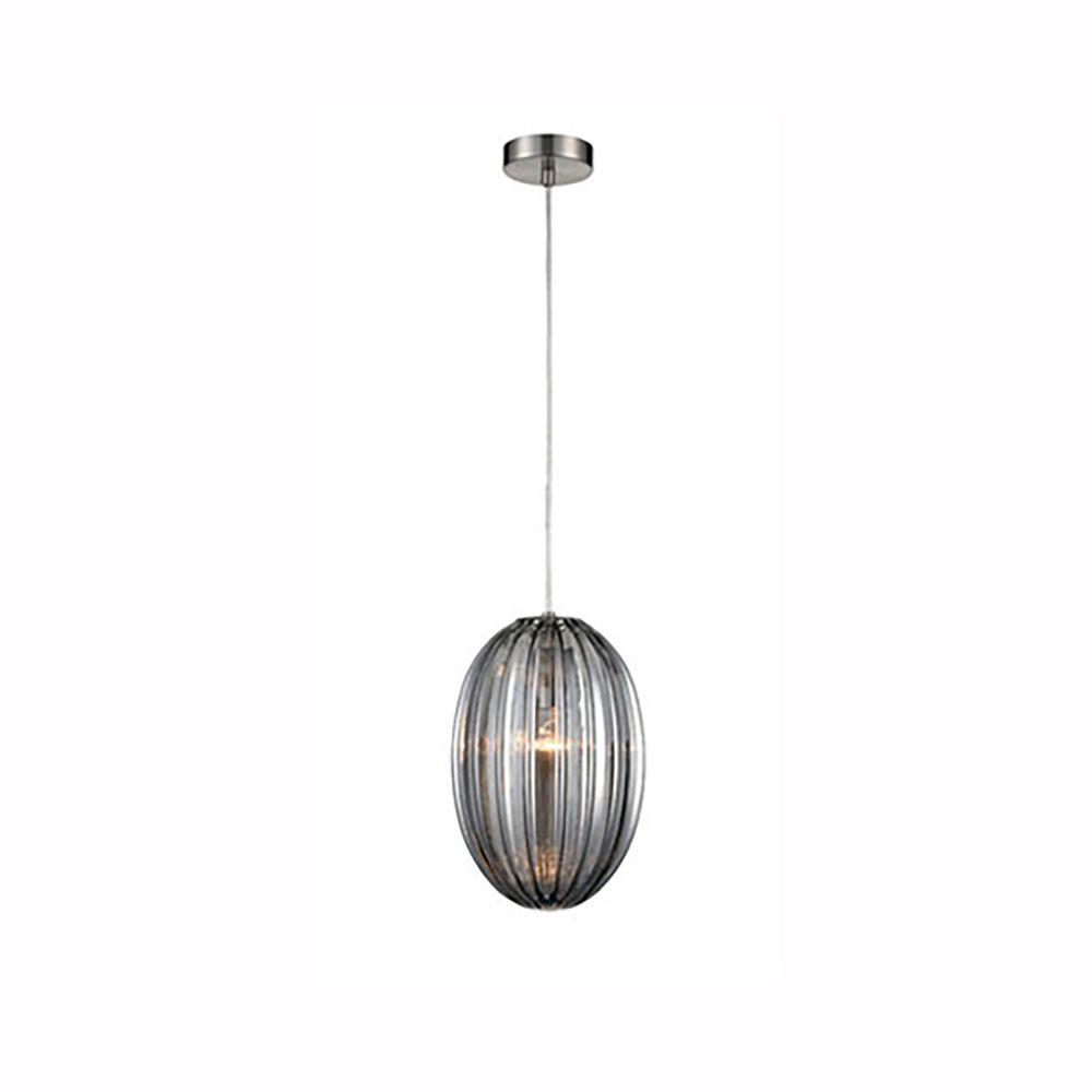 Franco Mandorla Small Smoked Glass Pendant