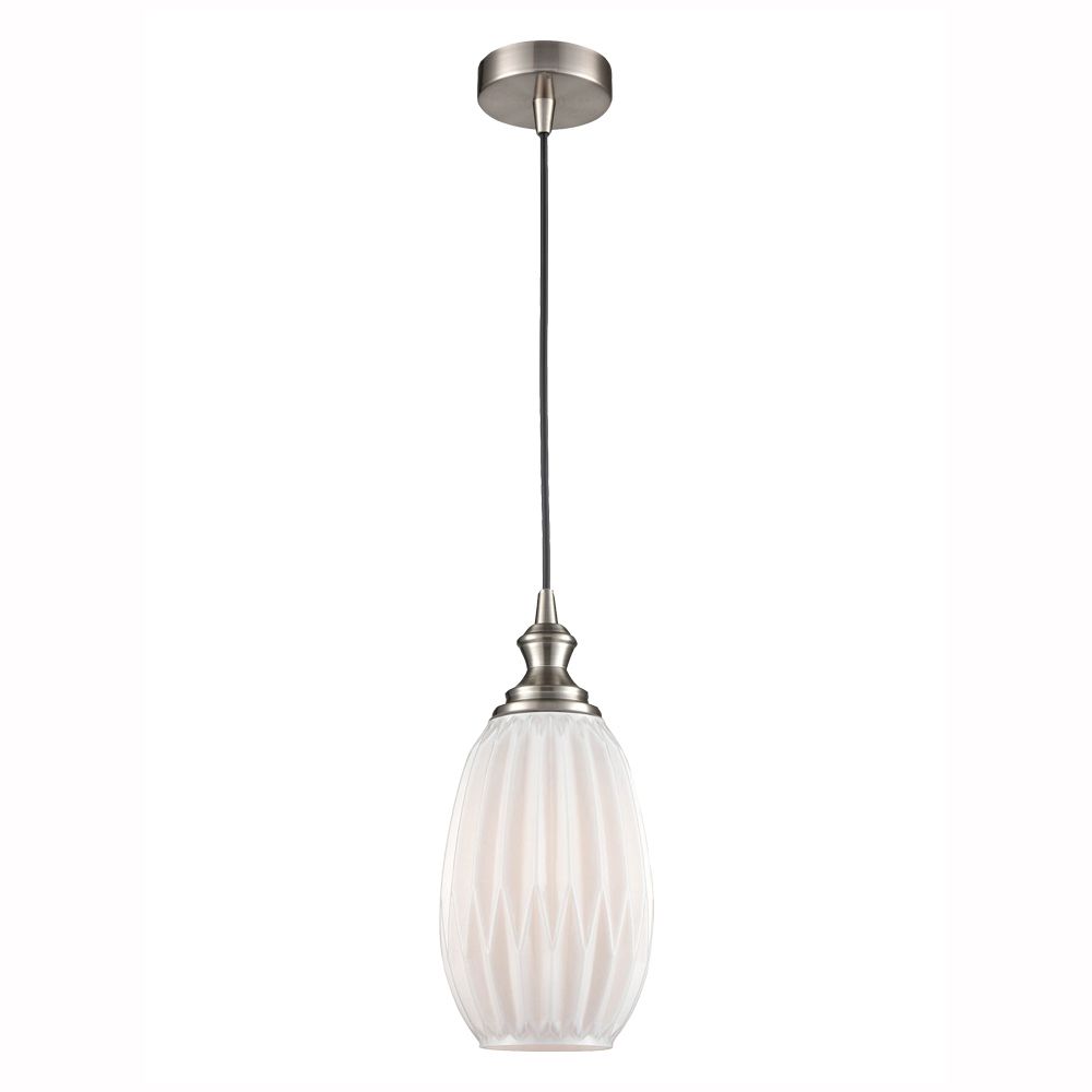 Franco Traforo Large Opal Glass Pendant
