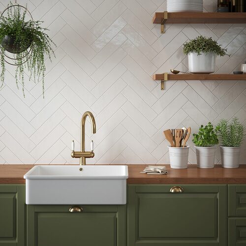 Cream tile by verona