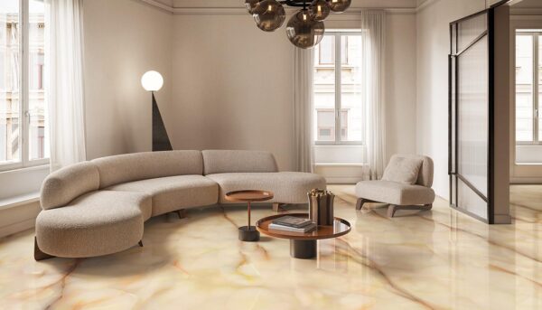 Pure Pastel Miele Onyx Porcelain Tiles