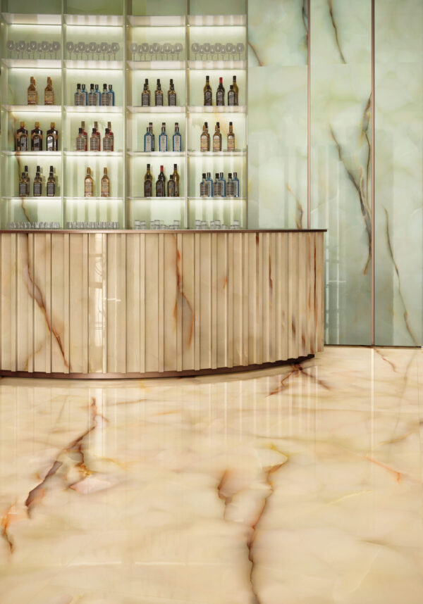 Pure Pastel Miele Onyx Porcelain Tiles