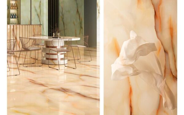 Pure Pastel Miele Onyx Porcelain Tiles Exeter