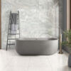 Izmir Blanco Polished Stone Effect Tiles By Grespania