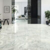 Izmir Blanco Polished Stone Effect Tiles By Grespania