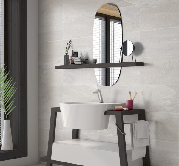 Grespania Marsella Blanco blanco Stone Effect Wall Tiles (30cm x 60cm)