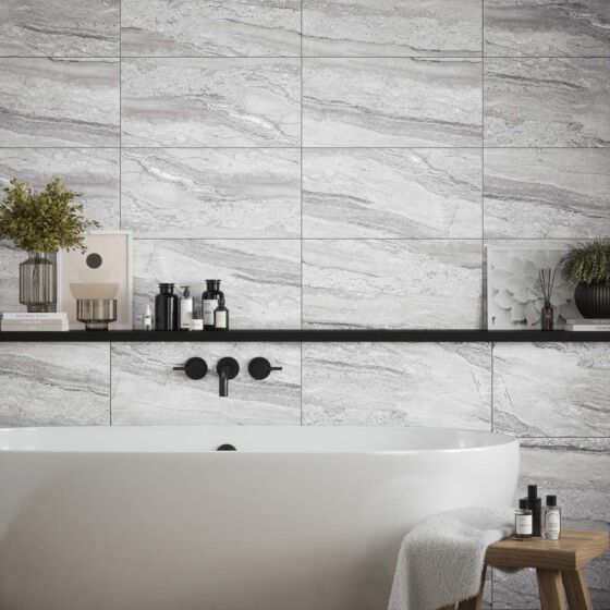 Rent Grey Matt Ceramic Wall 300x600mm